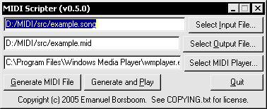 MIDI Scripter Screenshot